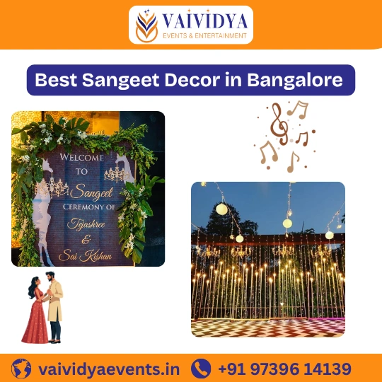 Best Sangeet Decor in Bangalore